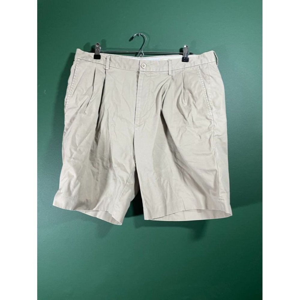 Fairway & Greene Men's Khaki Golf Chino Shorts - Size 36
